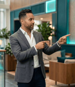 digital-personna-methodologie-320 Homme d'affaire tourné vers les 5 piliers de la méthodologie du persona digital par R3MSCORE